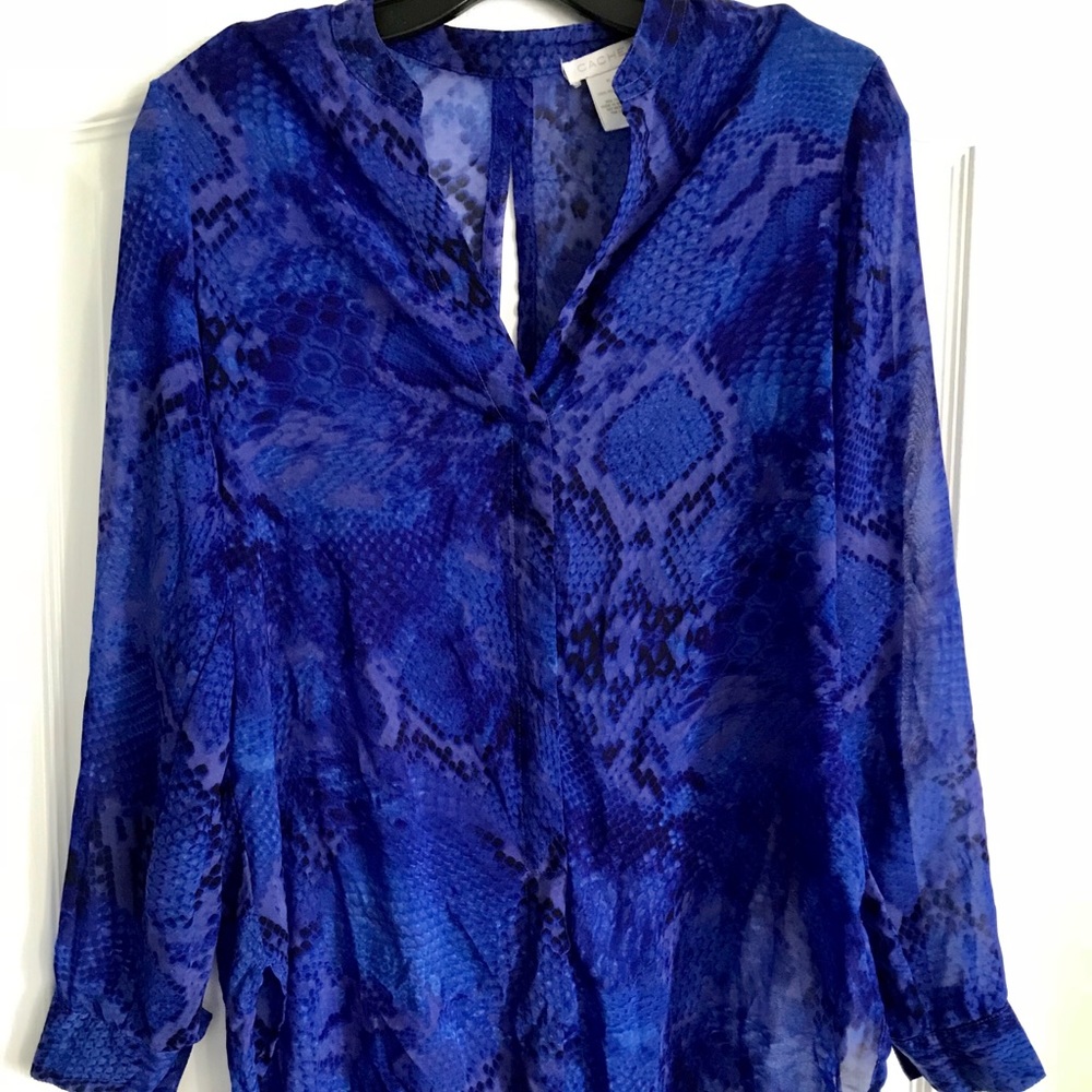 Snake print blouse!